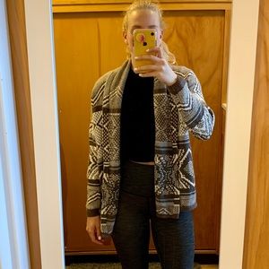 Old Navy Brown and Cream Cardigan